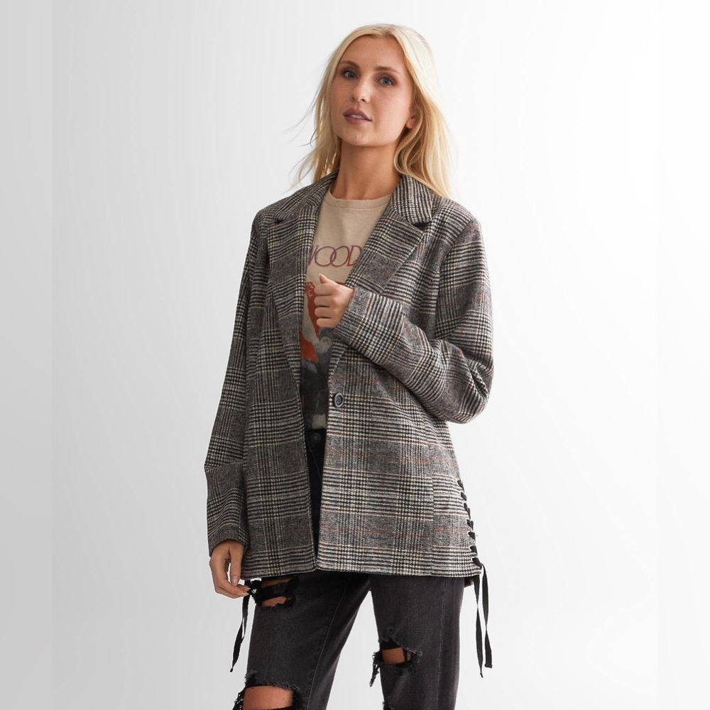 Side Tie Blazer